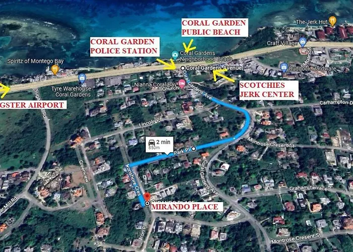 Mirando Place #5---beach Club Access, ,pool, Hottub, Gym,3 Lounges, #5 -airport 10 Mins Apartamento *